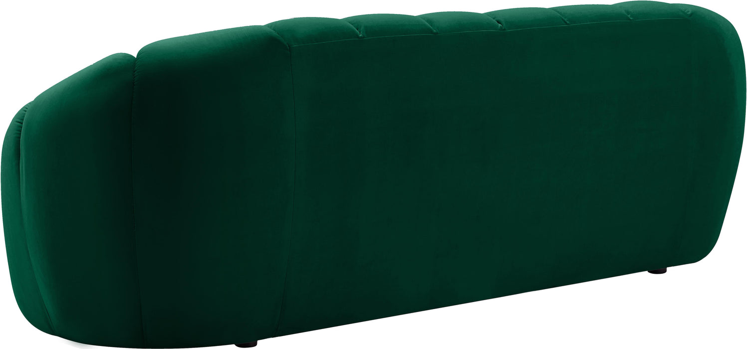 Elijah Green Velvet Sofa