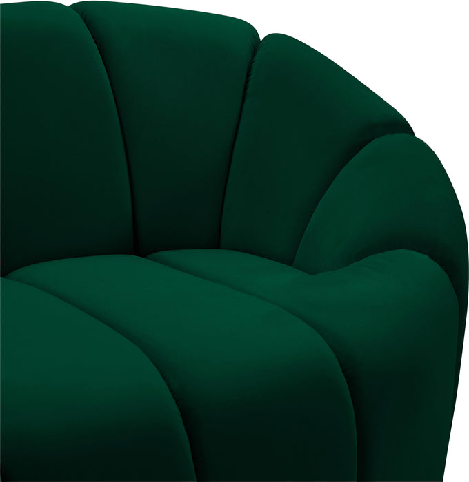 Elijah Green Velvet Chair