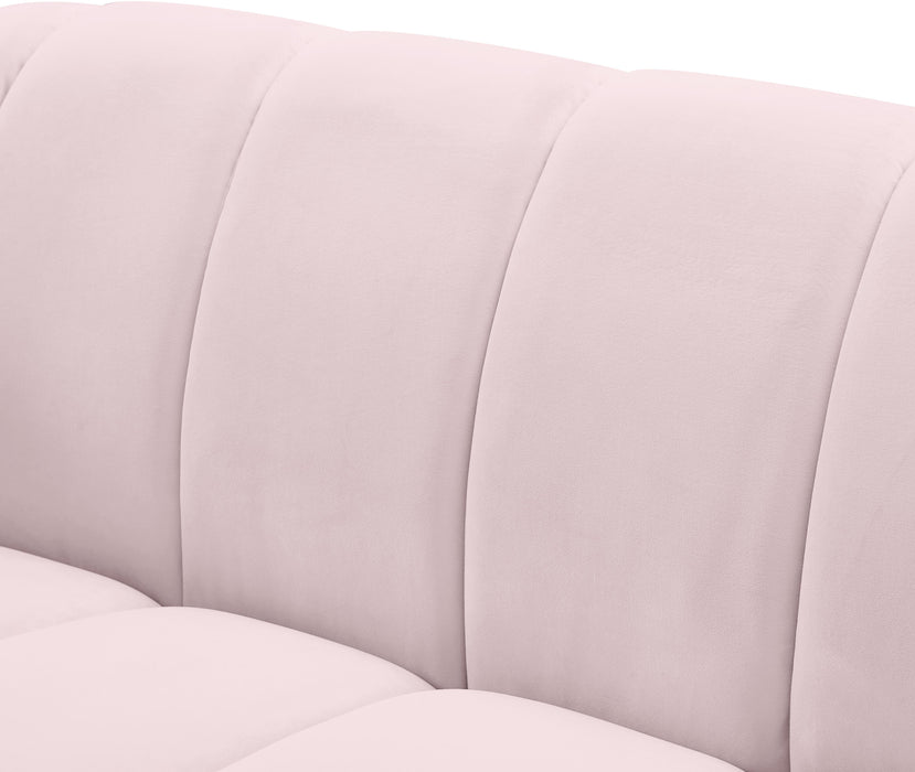 Elijah Pink Velvet Chair