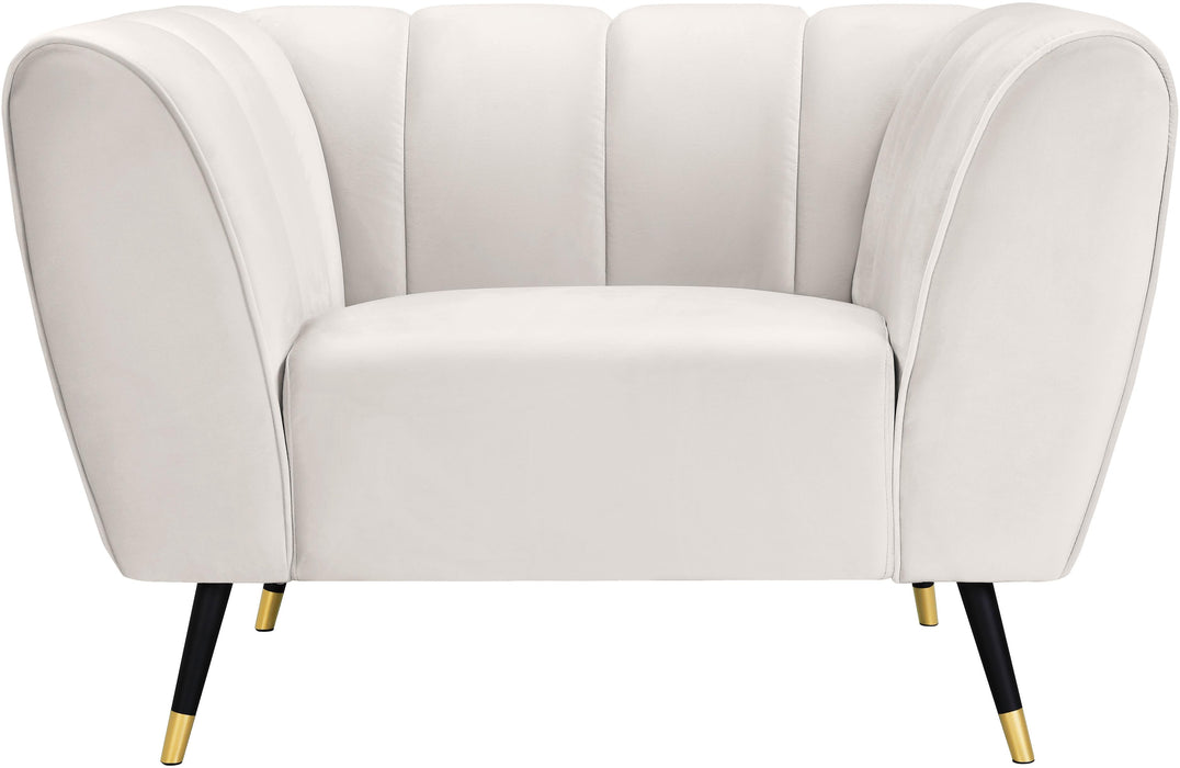 Beaumont Cream Velvet Chair