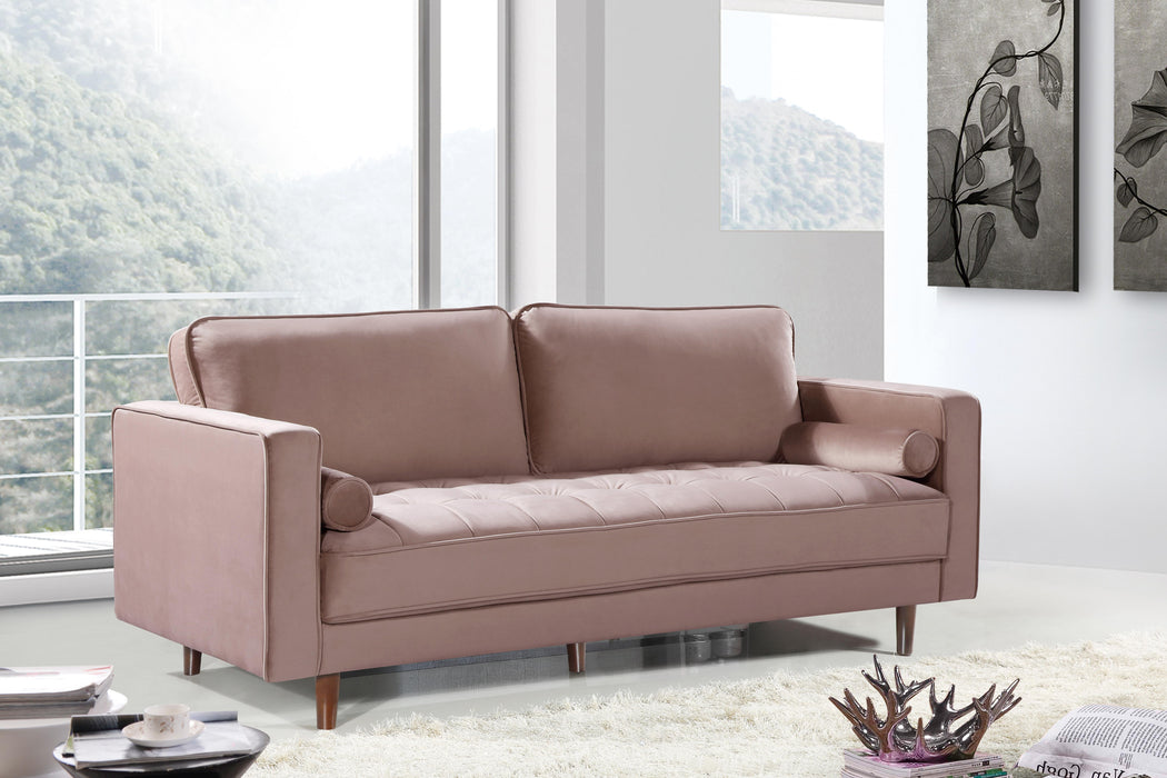 Emily Pink Velvet Sofa