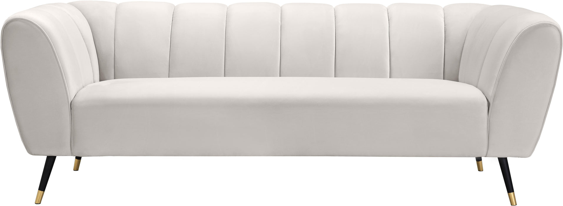 Beaumont Cream Velvet Sofa