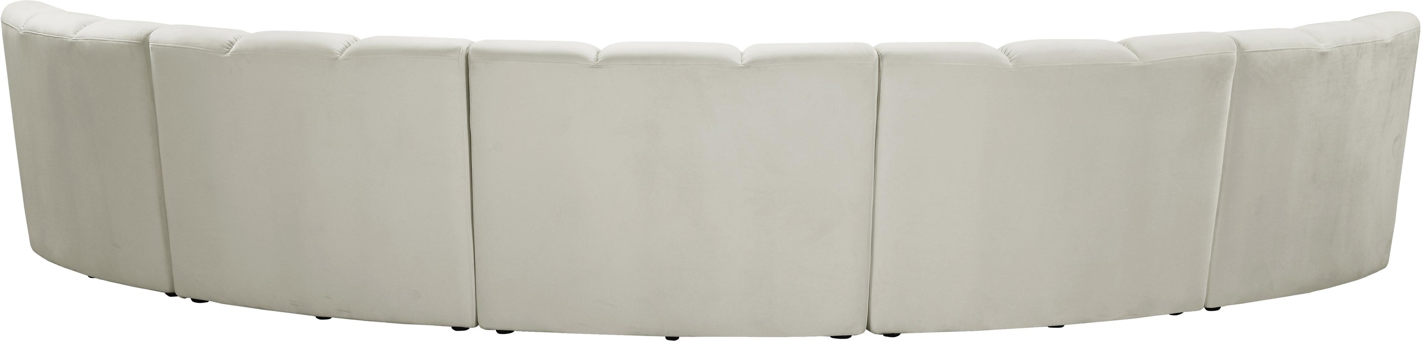 Infinity Cream Velvet 5pc. Modular Sectional