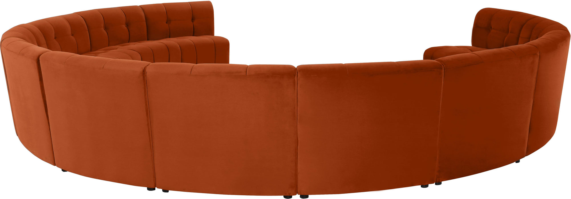 Limitless Cognac Velvet 12pc. Modular Sectional