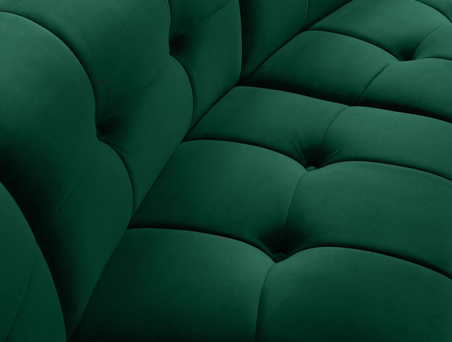 Limitless Green Velvet Modular Chair