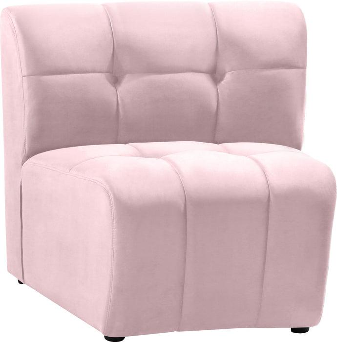 Limitless Pink Velvet Modular Chair