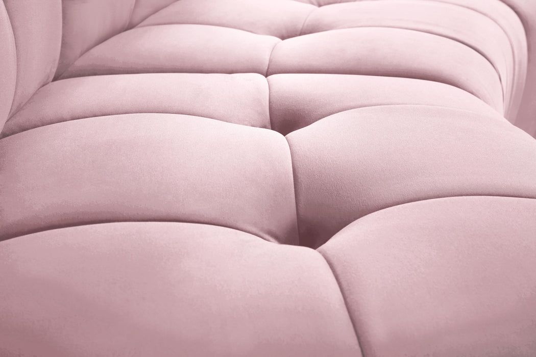 Limitless Pink Velvet 6pc. Modular Sectional