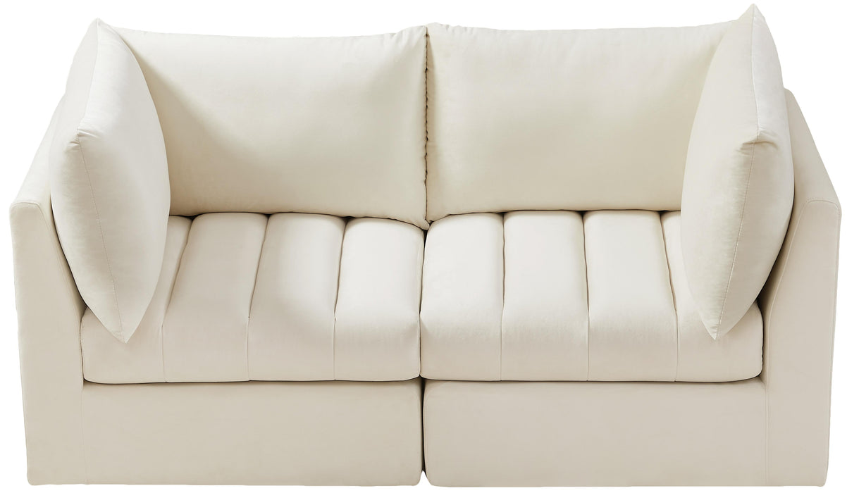 Jacob Cream Velvet Modular Sofa