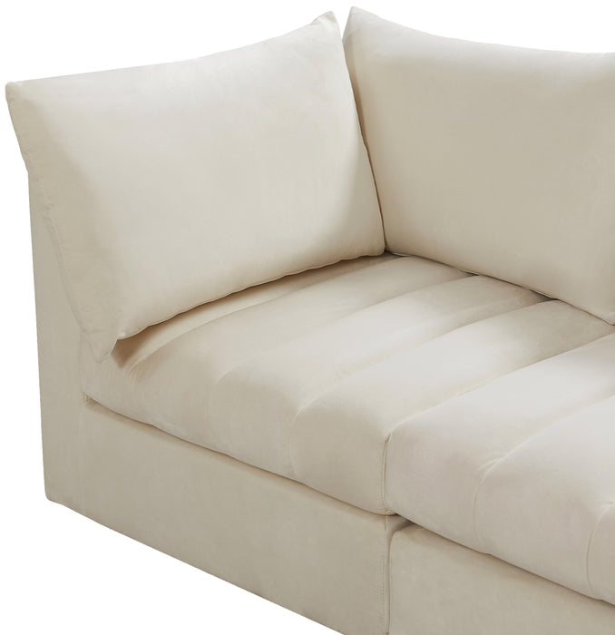 Jacob Cream Velvet Modular Sectional