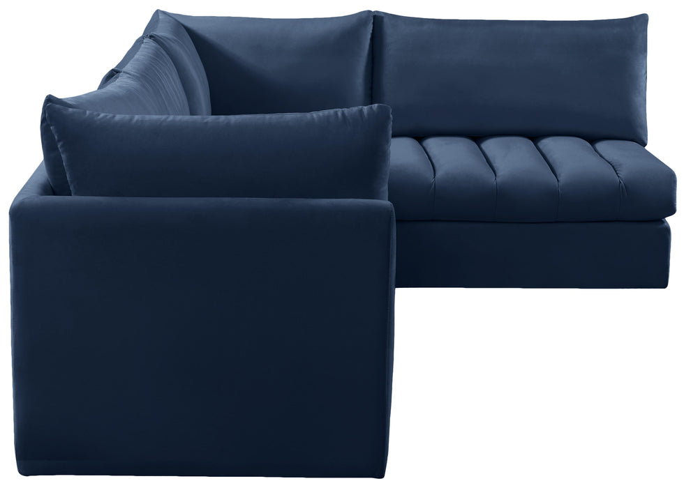 Jacob Navy Velvet Modular Sectional