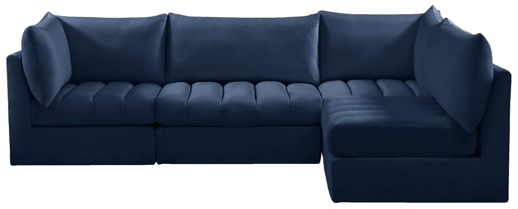 Jacob Navy Velvet Modular Sectional