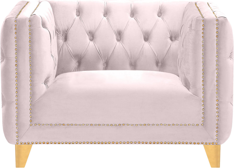 Michelle Pink Velvet Chair