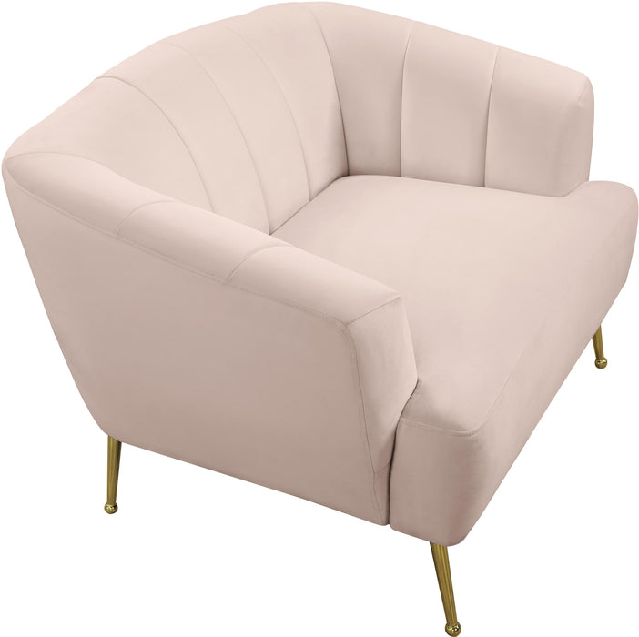 Tori Pink Velvet Chair