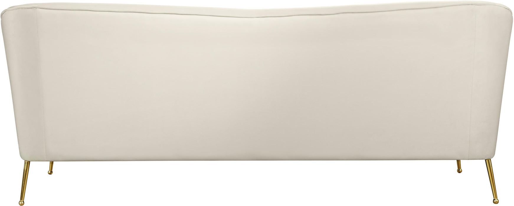 Hermosa Cream Velvet Sofa