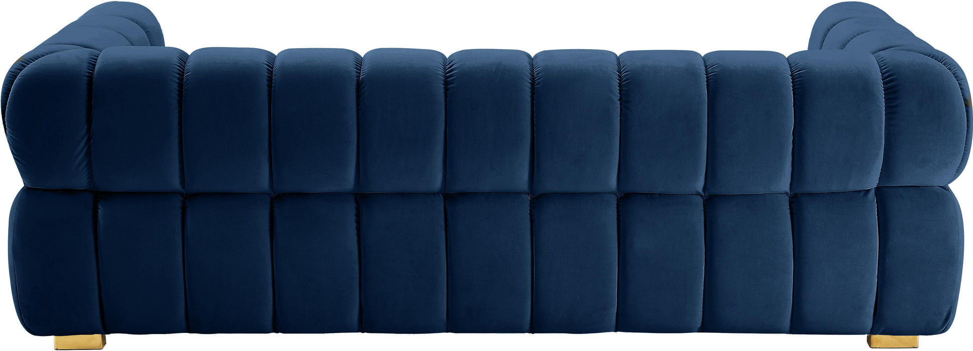 Gwen Navy Velvet Sofa