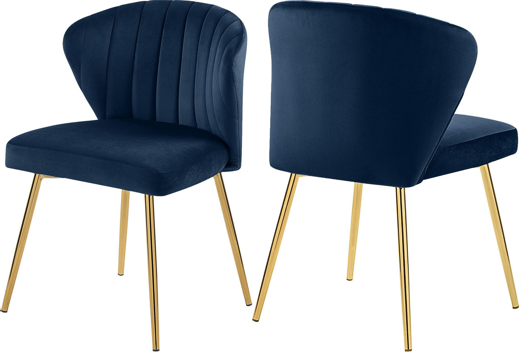 Finley Navy Velvet Dining Chair image