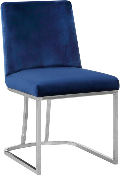 Heidi Navy Velvet Dining Chair