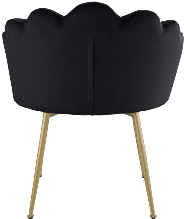 Claire Black Velvet Dining Chair