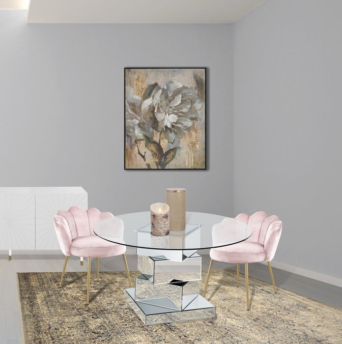 Claire Pink Velvet Dining Chair