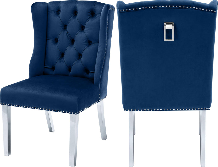 Suri Navy Velvet Dining Chair