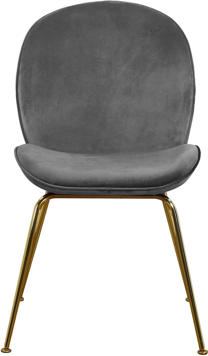 Paris Grey Velvet Dining Chair