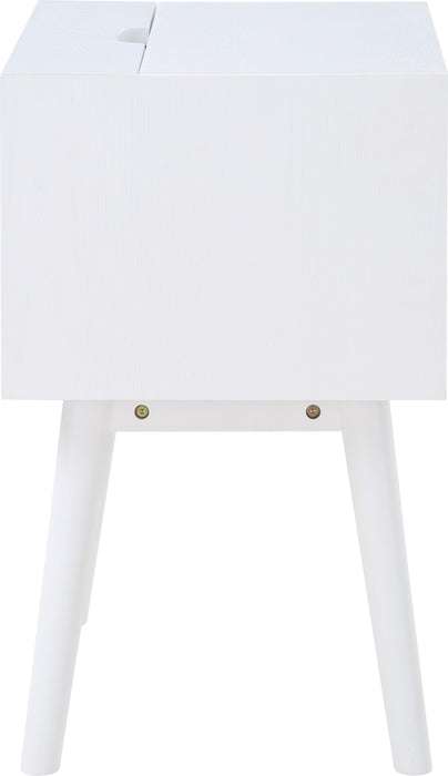 Teddy White Night Stand