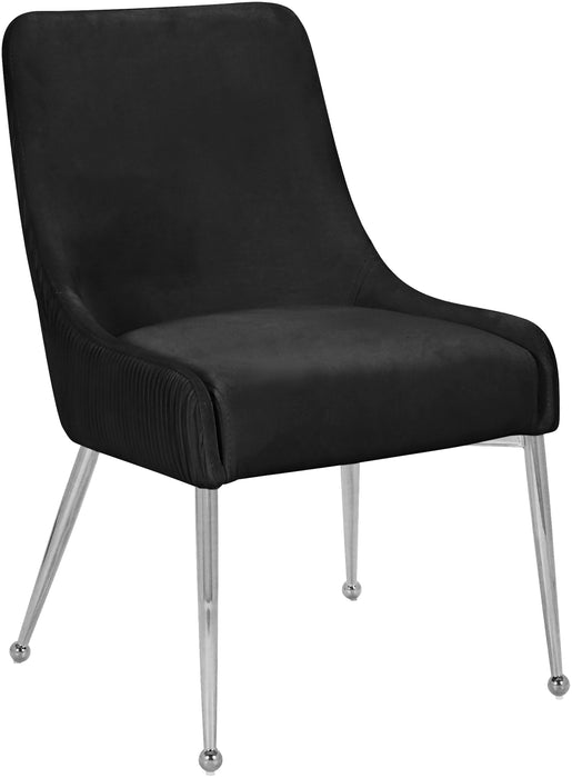 Ace Black Velvet Dining Chair