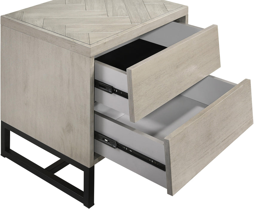 Weston Grey Stone Night Stand