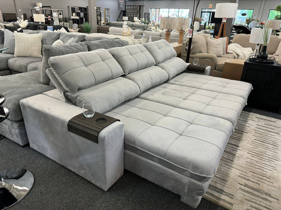 Paris 3-Seat Modular Sofa (Shown in Silver) - iDEAL Furniture (Danbury, CT)