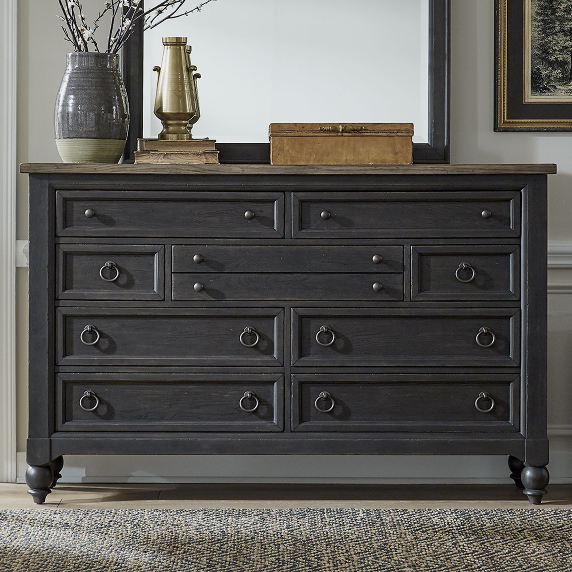 Americana Farmhouse - 9 Drawer Dresser