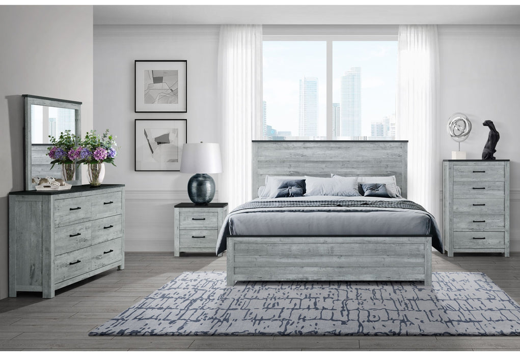 Ozark - Full Bed - Gray Wash