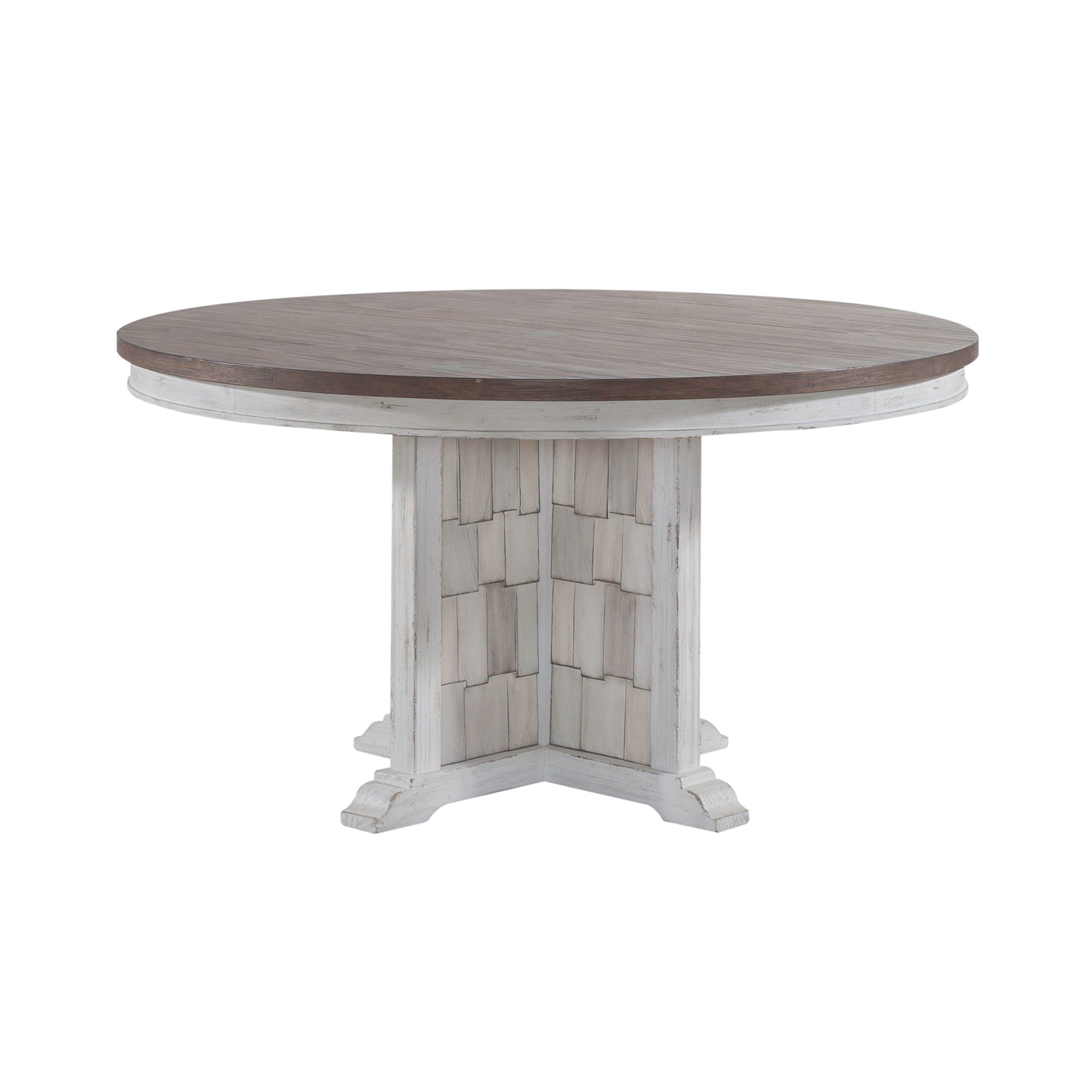 River Place - Pedestal Table - White