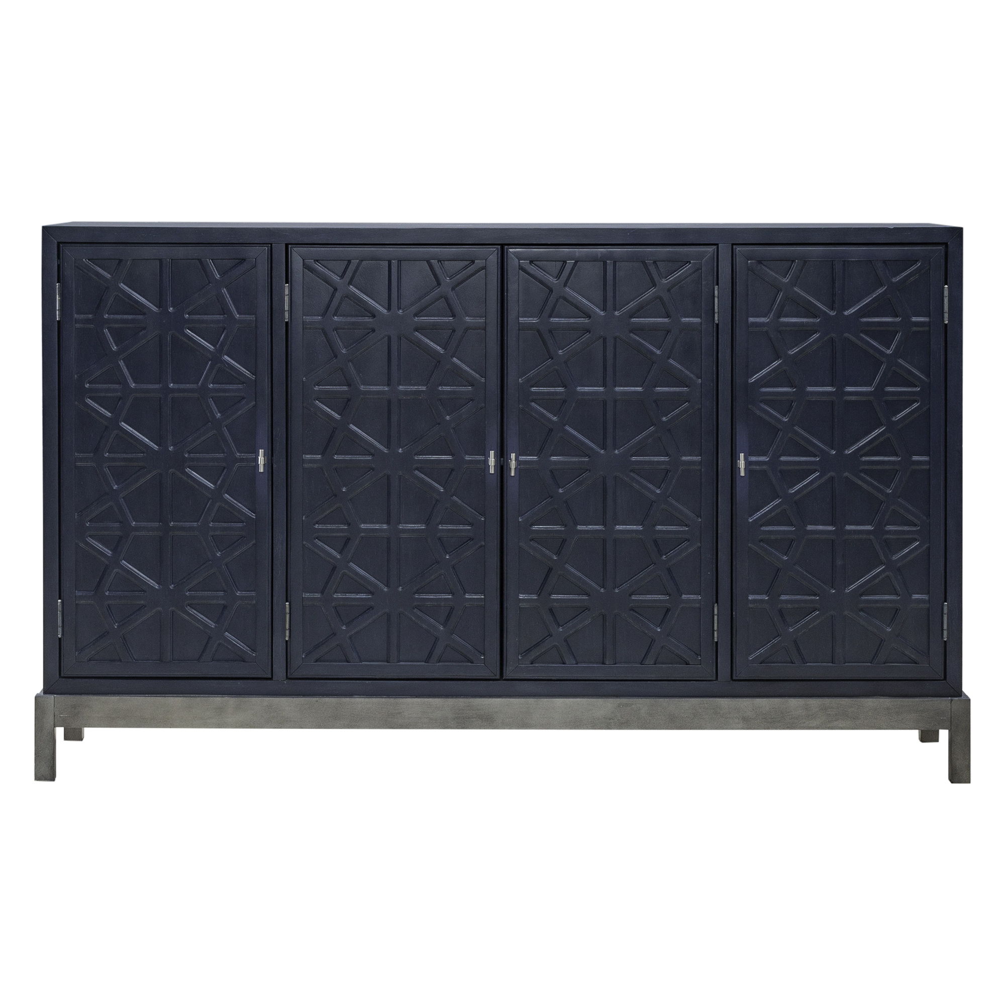 Braxton - Accent Cabinet - Azure Blue
