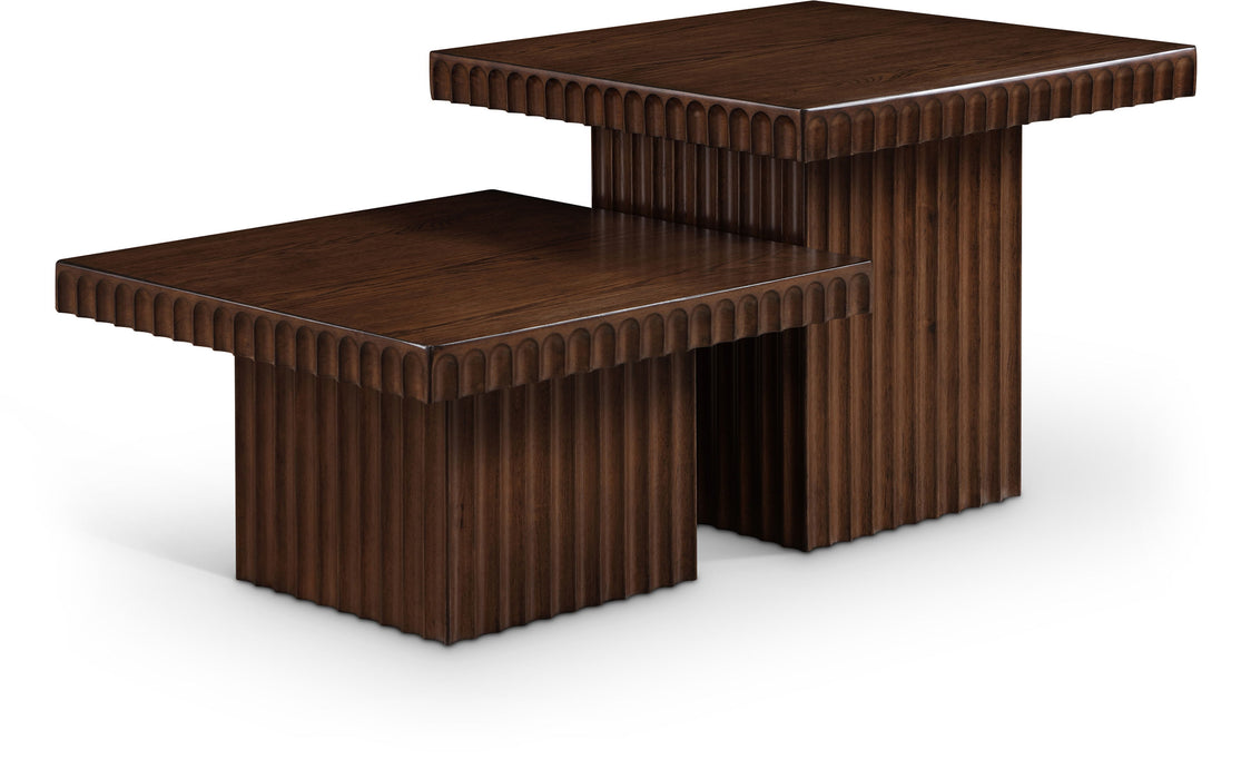 Spencer - Oak Veneer 2 Piece Coffee Table