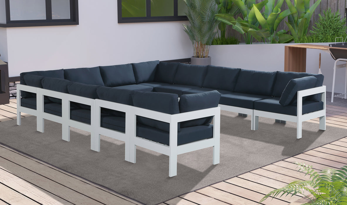 Nizuc - Outdoor Patio Modular Sectional 12 Piece - Navy