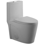 1 Piece Toilet With Tornado Flush, Dual Flush, And ADA Height Comfort Chair