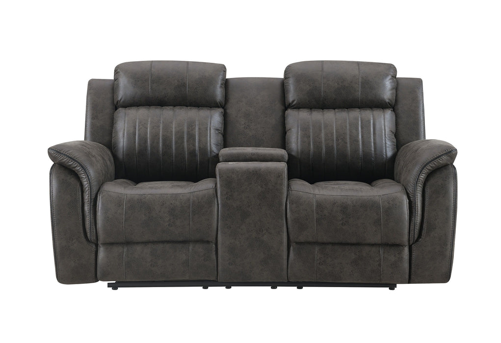 U8517 - Reclining Sofa / Reclining Loveseat / Glider Recliner - Charcoal