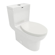 1 Piece Toilet & Dual Flush, Soft Closing Seat - White