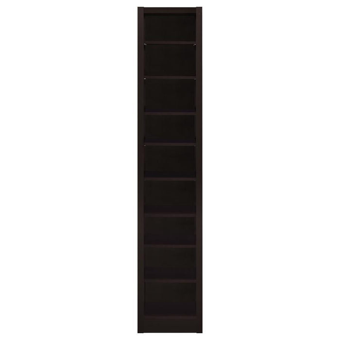 Eliam - 8-Shelf Bookcase - Cappuccino