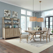 Brentwood - Double Pedestal Table Set