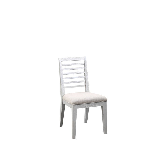 Aromas - Side Chair (Set of 2) - White Oak & Fabric