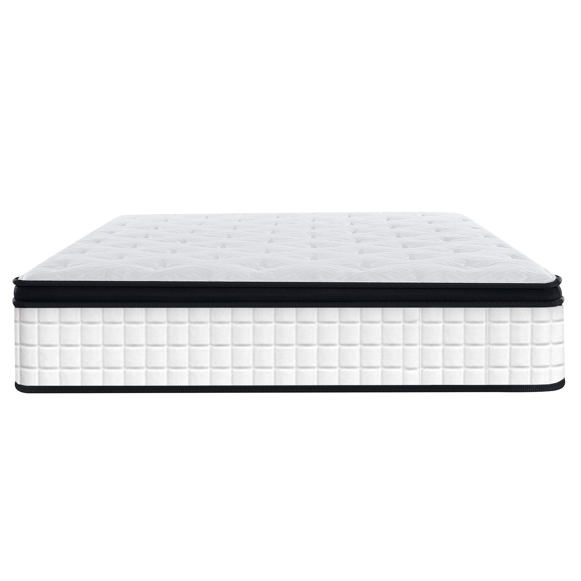 12" Hybrid Mattress Individual Pocket Spring, 7 Zoned Memory Foam