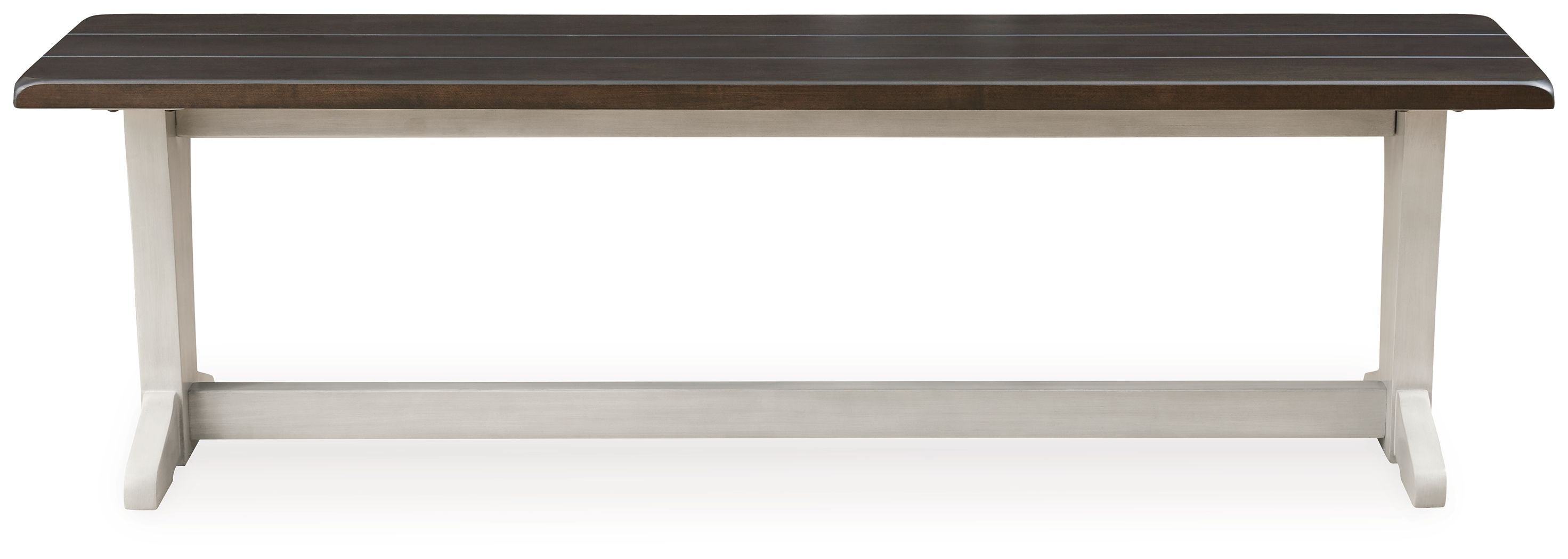 Darborn - Large Dining Room Bench - Gray / Brown