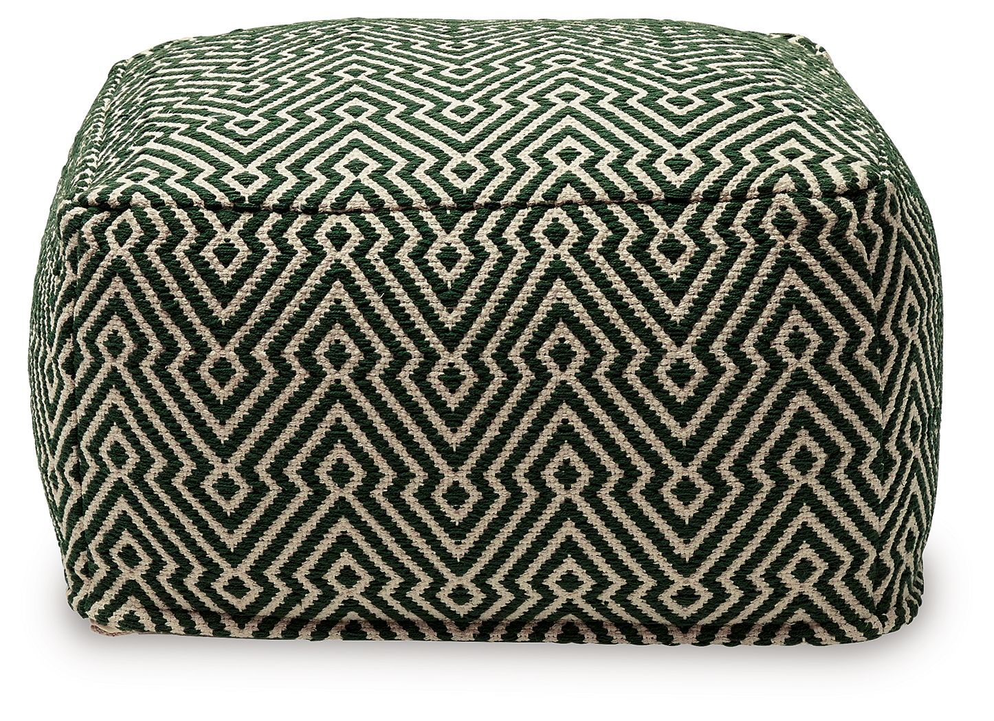 Abacy - Pouf - Green / Ivory
