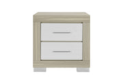 Emma - Nightstand - Natural / White