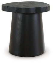 Wimbell - Round End Table - Black