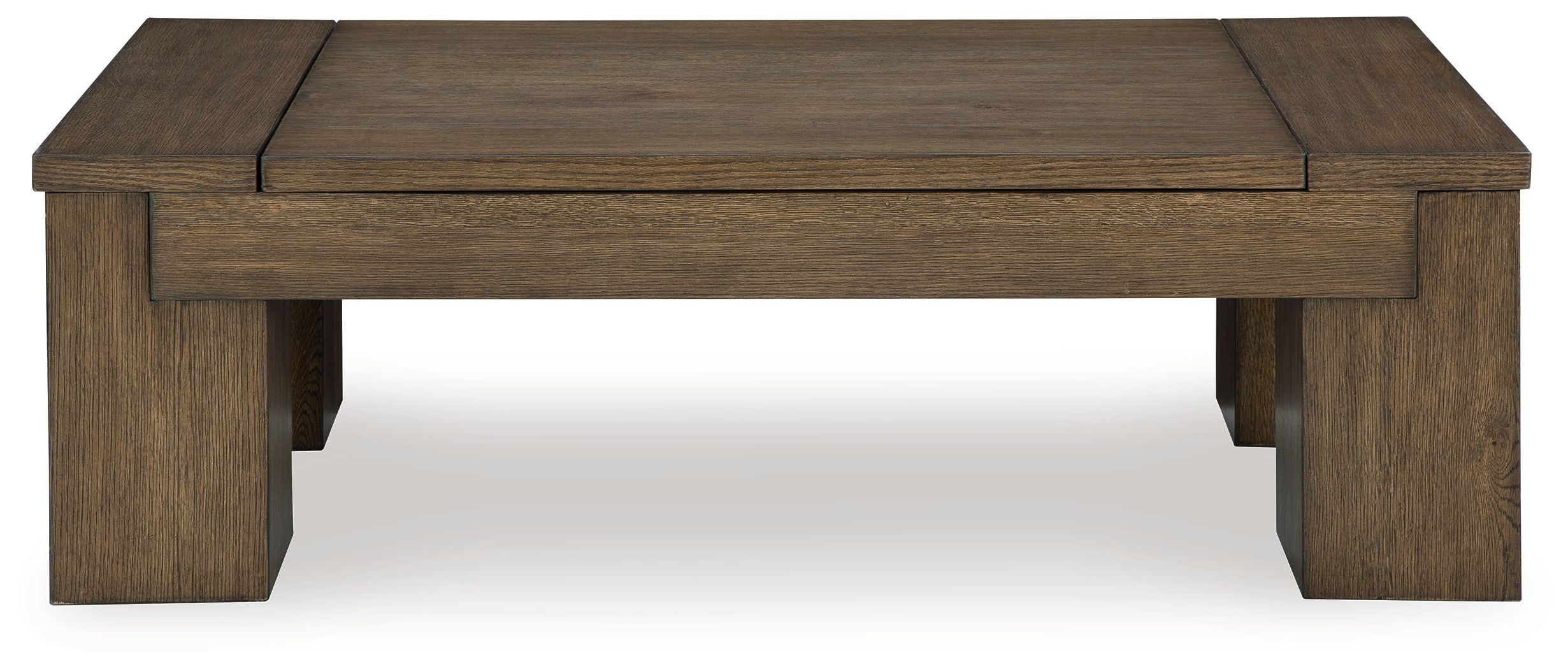 Rosswain - Lift Top Cocktail Table - Warm Brown