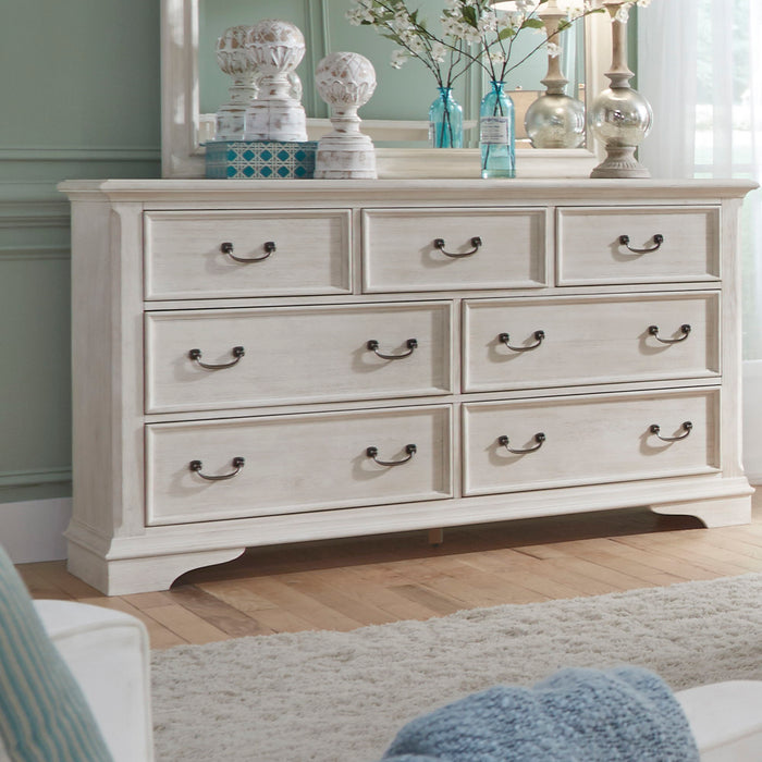 Bayside - 7 Drawer Dresser - White