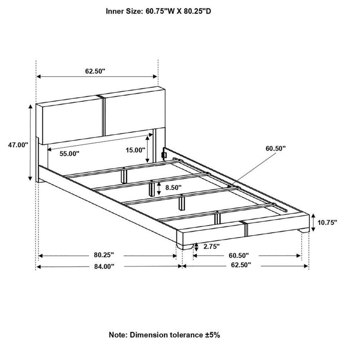 Conner - Upholstered Panel Bed