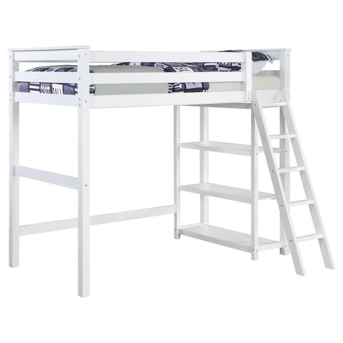 Anica - 3-Shelf Wood Loft Bed